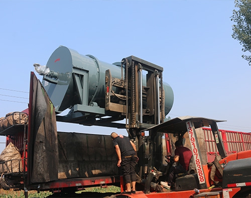 冷灰機設備裝車現場